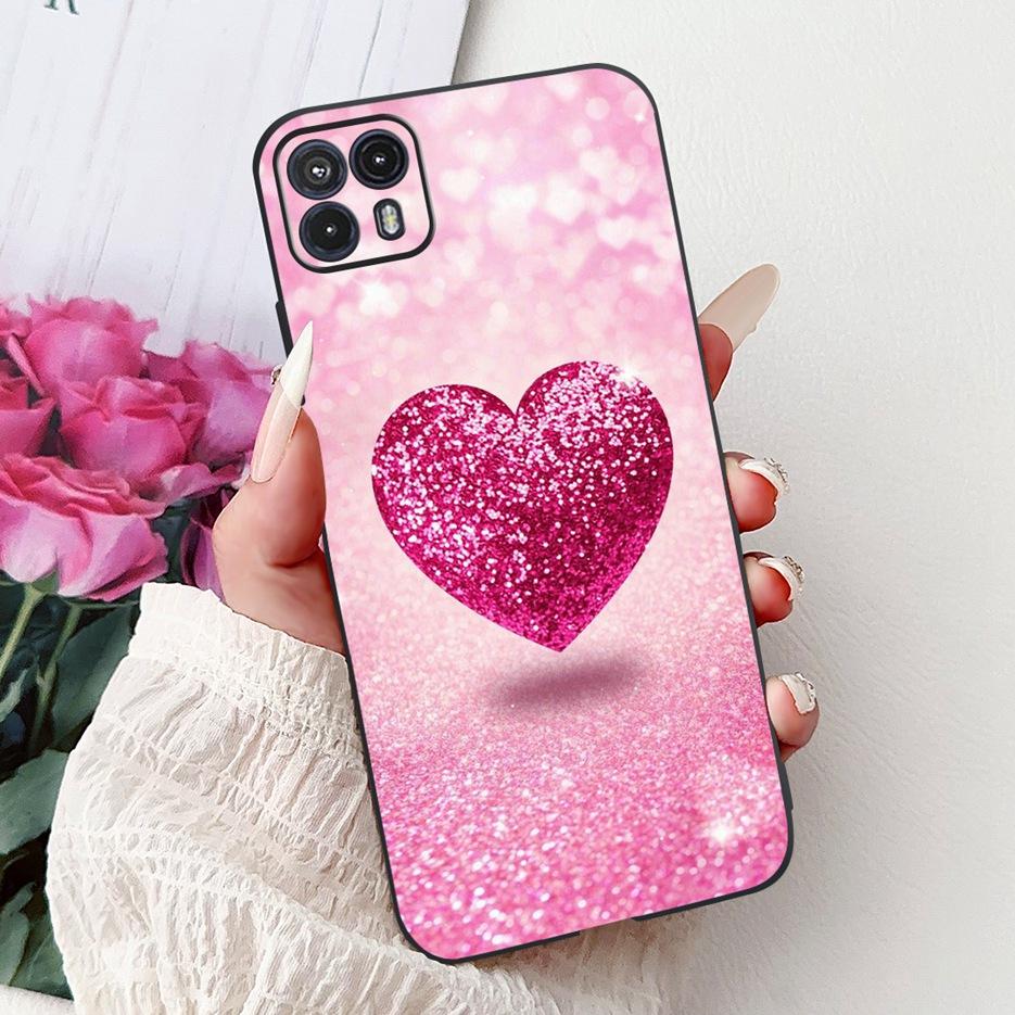 For Motorola Moto G50 5G Case XT2149-1 Cute Love Heart Painted Cover Soft TPU Phone Case For Motorola G50 G 50 MotoG50 4G Fundas