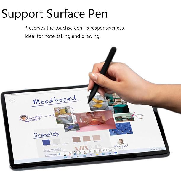 Megoo Glass Screen Protector for Surface Laptop 7 (2024 AIPC, 13.8 Inch) - Scratch Resistant, High Sensitivity, Bubble-free Instalation, Ultra Clear,