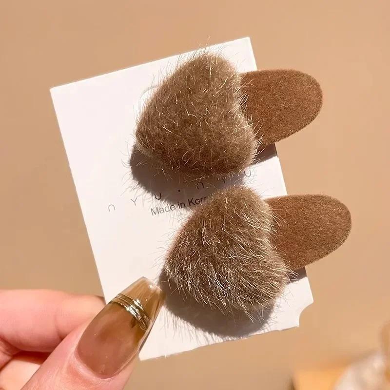 2pcs Korean Style Cute Flower Kids Hair Clips Girls Kawaii Hair Accessories Baby Hair Clips Mini Newborn Photography