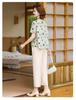 Mom's Chinese Style Summer T-Shirt & Two-Piece Set for Middle-Aged and Elderly Women - New 2026 Design