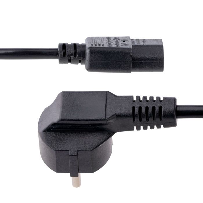 Strømkabel - StarTech - 3m - Schuko CEE 7/7 - C13 - 18AWG - 10A 250V - Svart