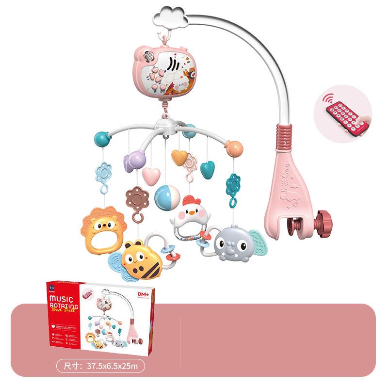 Baby Crib Mobile with Lights Music  Projection for Infants 0-6 Months Remote Control Crib Toys for Newborn Baby Mobile for Crib