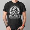 World of Warcraft Paladin Hammer Shirt Personalized WoW Clothing Dungeons & Dragons Paladin Gamer TShirt Unique DnD Gaming Gift Idea for Him