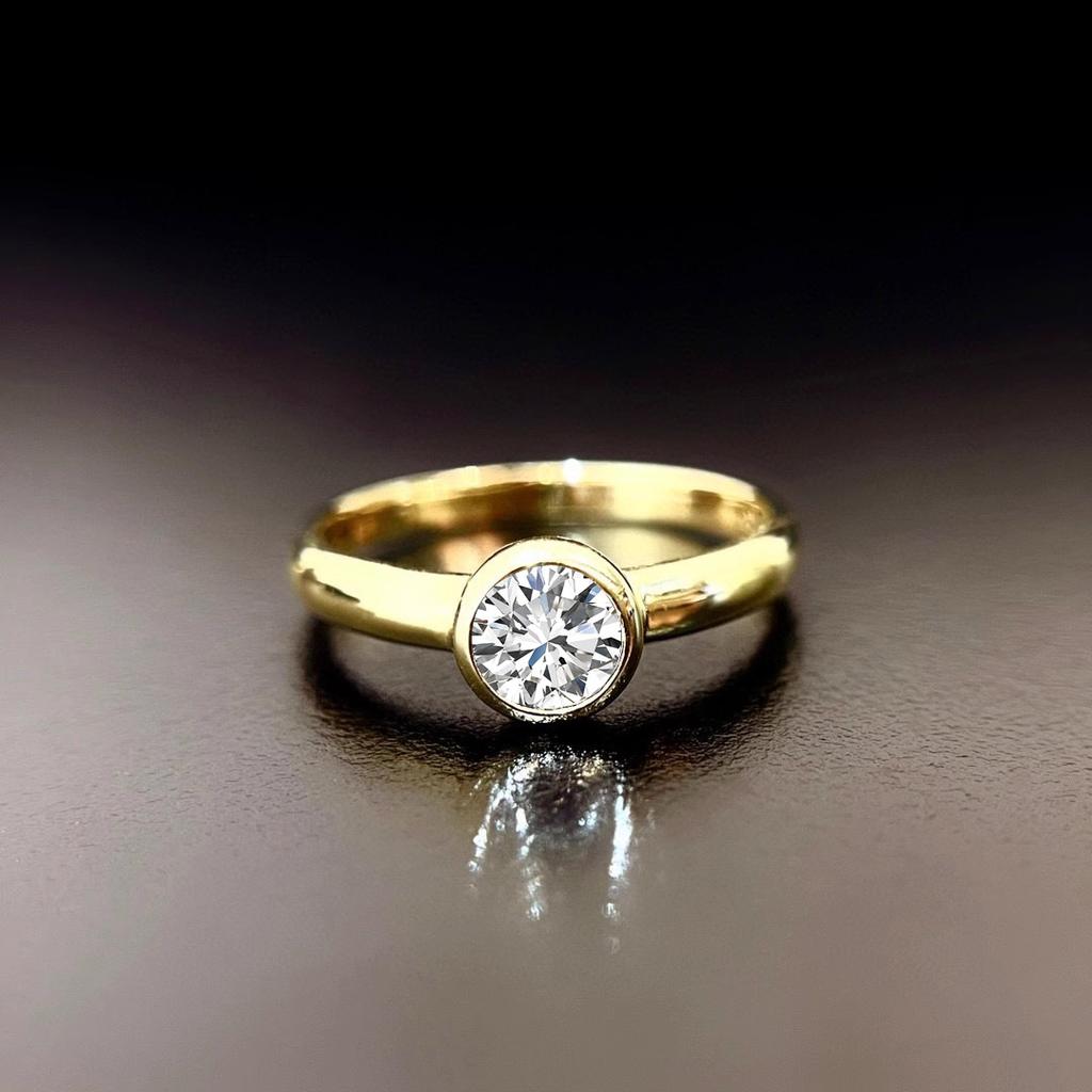 Real 14k Gold Diamond Ring for Women To Join Party Peridot Gemstone Wedding Diamante Engagement Jewelry Fine Ring