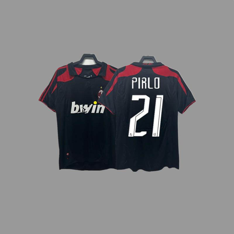Tricou de fotbal vintage AC Kaka Maldini Ronaldo Ronaldinho tricou tricou de joc antrenament