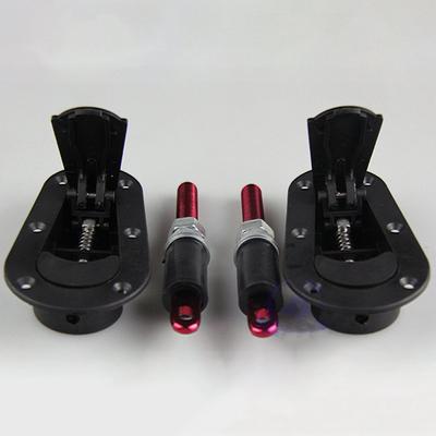 Plus Flush Hood Latch and Pin Kit,Car Hood Lock Tool,Universal Racing Mount Bonnet Pin Lock Latch,Carbon Fiber Hood Pins Latch Key Locking Kit