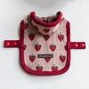 Pet Winter/Autumn Warm Hoodie Pet Strawberry Cloak Teddy Cute Coat Dog Clothes for Small Dogs Puppy Clothes