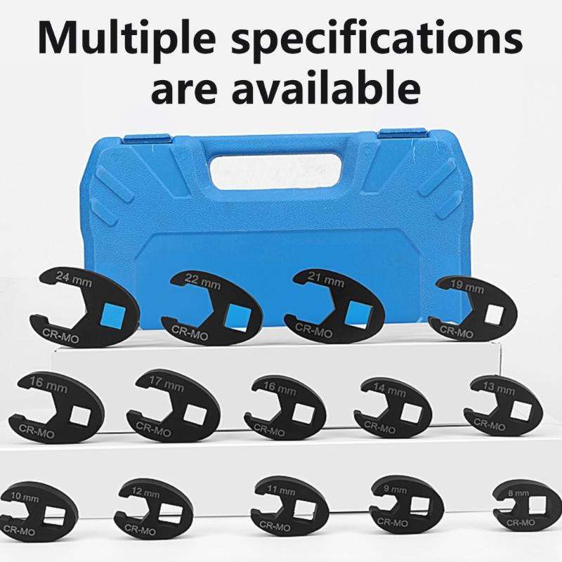 15Pcs Fast Release 3/8 Inches Drive Socket Wrench Set High Strength Alloy Steel For Auto Repair And Industrial Maintenance