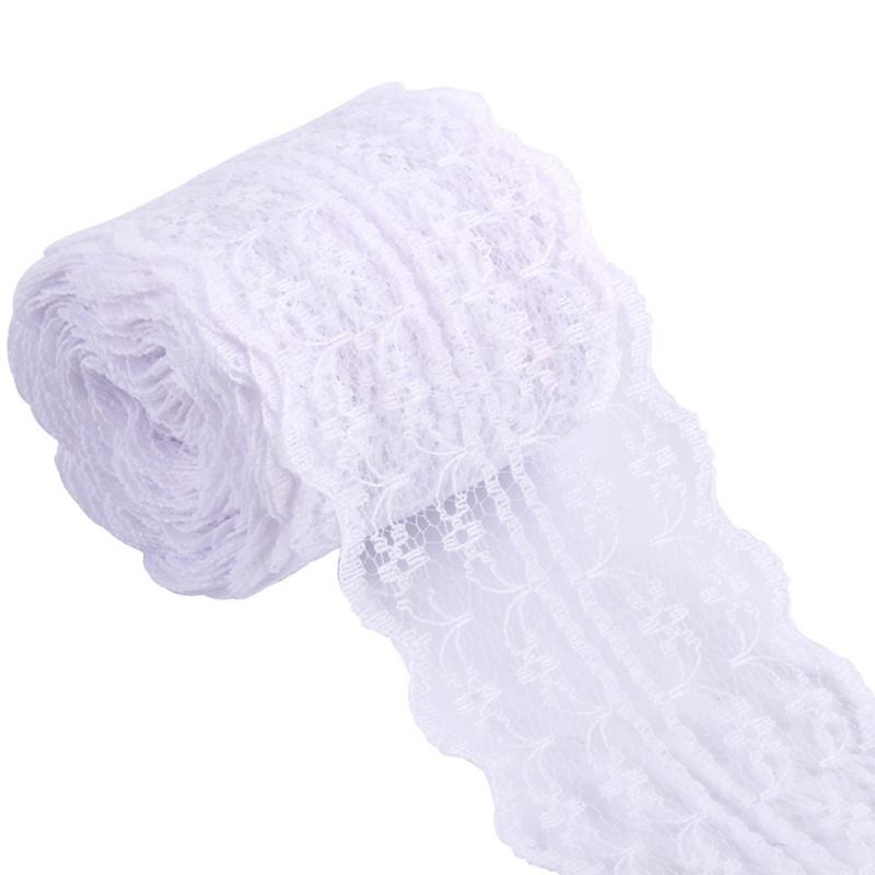 Water Soluble Lace 4cm Width Ideal For Clothing Sewing Craft Projects And Decorative Use Polyester Fabric