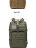 Tactical Outdoor 3P Backpack with Molle System - Multi-Functional Oxford Cloth Travel Bag