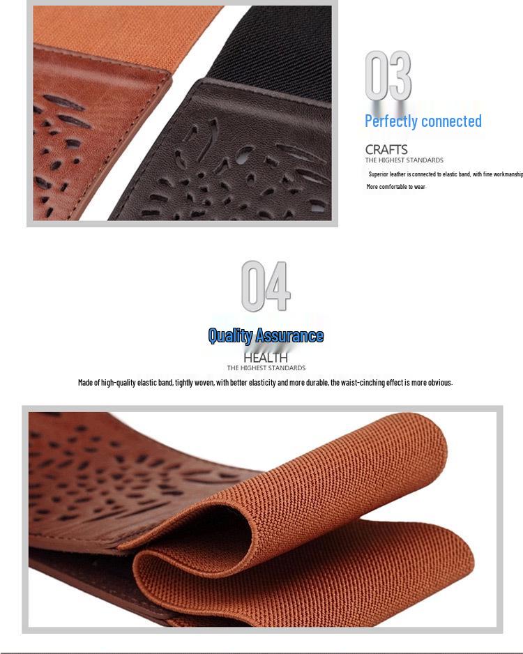 Herbst/Winter Mode Doppelreiher Mantel mit elastischem Bund & breitem Gürtel für Damen