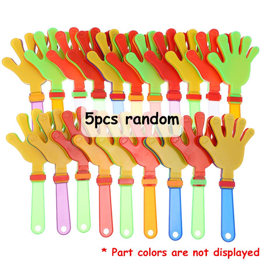 5/10pcs Plastic Hand Clappers Festive Noise Makers for Birthday Parties Sports Events & Celebrations Party Supplies Small Gifts