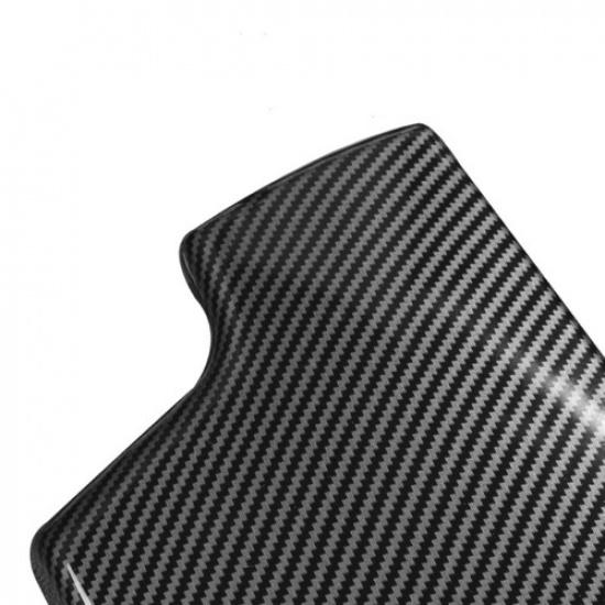 For BMW 3 Series E90 E91 05-12 ABS Carbon Fiber Center Armrest Box Cover Trim