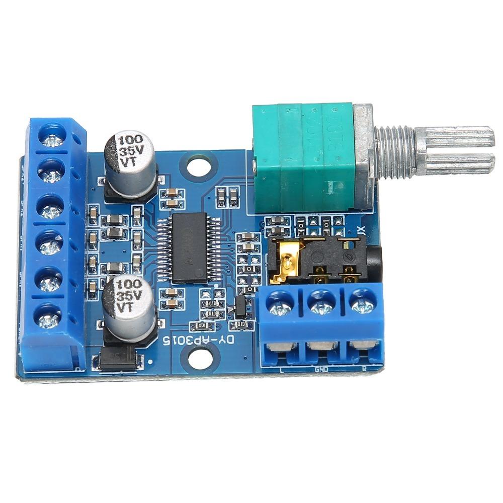 with Volume Control Stereo Dual Channel Module 12V/24V High-Power Amplifier Board DIY Module