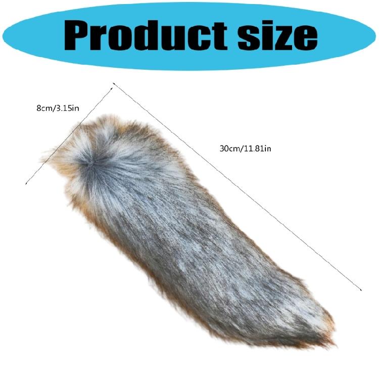 Dog Tail Cats Tail Wolf Leopard Tail Halloween Cosplay Party Costume Huge Furry Tail Faux Furs Foxes Tail for Teen Adult