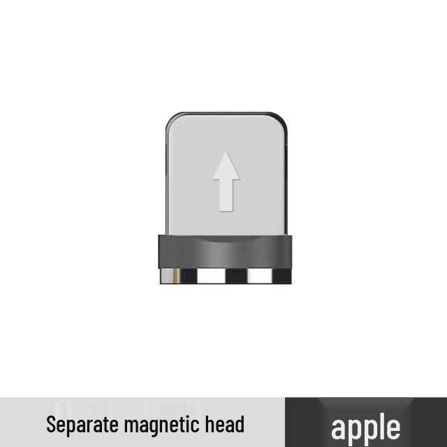 Nylon Magnetic 3-in-1 Charging Cable for Android, Apple, and Type-C Devices