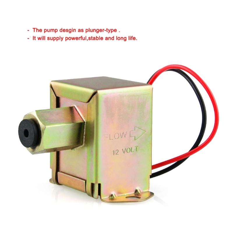 Universals 12V Electronic Inline Fuel Pump 3-6PSI Pressure Gas Petrols Diesels 40104 40106 40107 P502