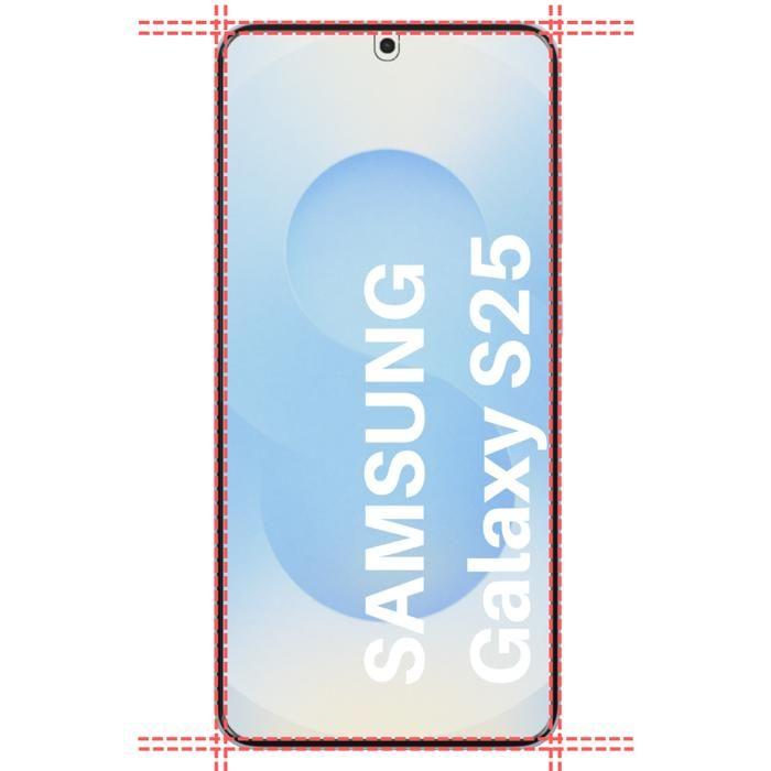 Verre Trempé - Phonillico - Samsung Galaxy S25 - Pack 2 - Protection Écran et Caméra - Résistant aux Rayures