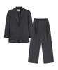 SIYAZU Si Gentle Tailored Blazer Setup_Charcoal