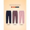 Export Japan Children's Fleece-Lined Thickened Warm-keeping Pants School Uniform Artifact Boys and Girls Leggings Polar Fleece Warm-keeping Pants