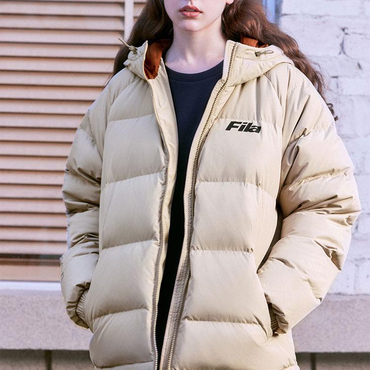 Fila Fusion Minimalist Warm Short Zip Puffer Jacket Unisex Outerwear T11U346901F-BG