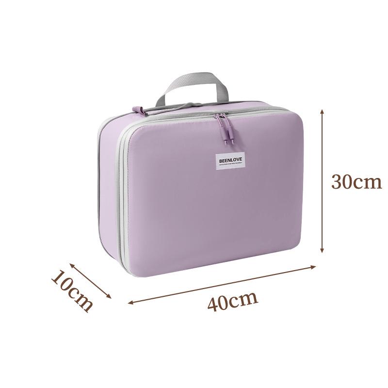 Double-Sided Large Capacity Travel Compression Storage Bag фиолетовый