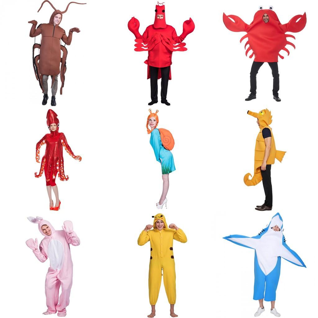 Cockroach Crab Lobster Animal Theme Cosplay Costume For Halloween Gift Party
