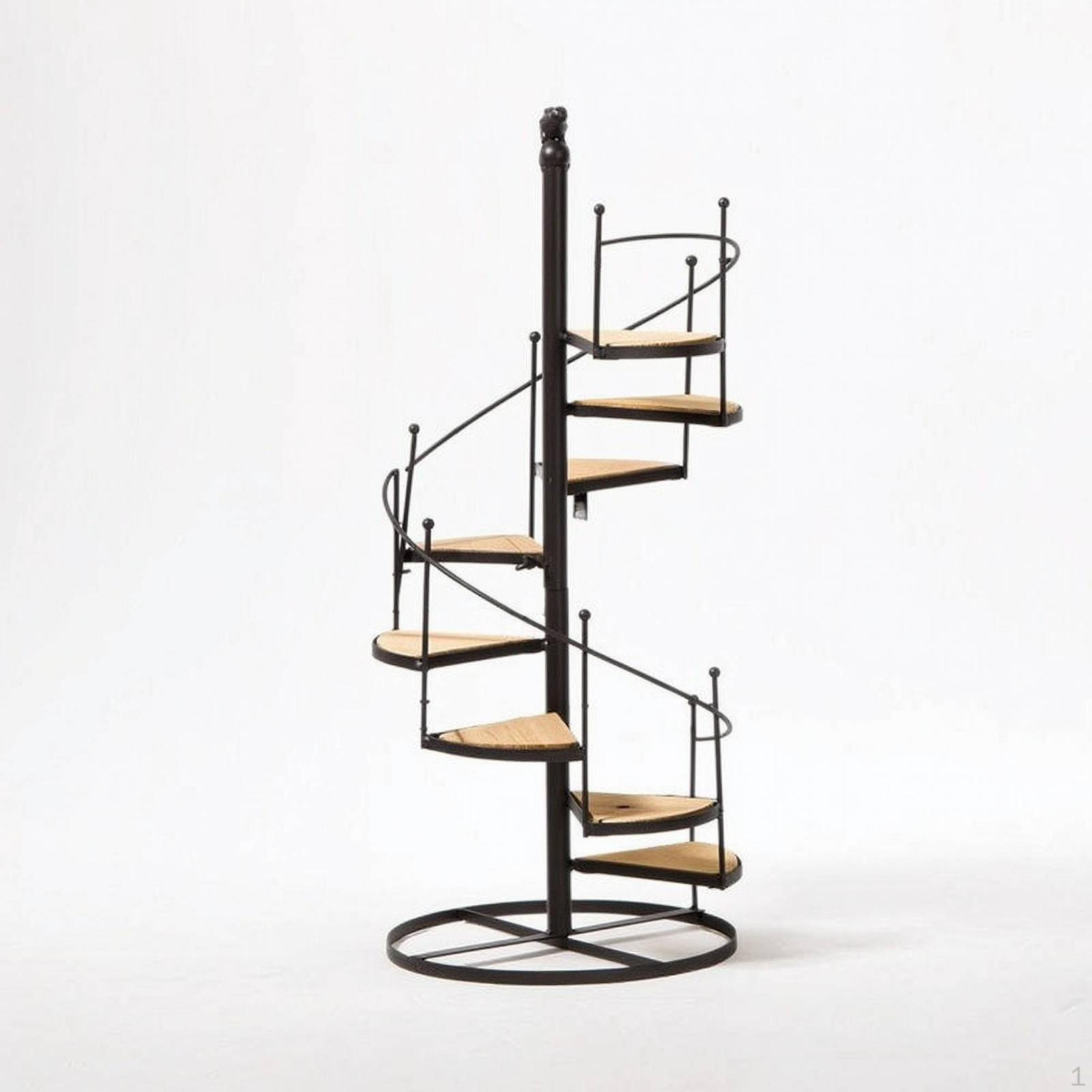Spiral Plant Stand Floor-Standing Display Shelf