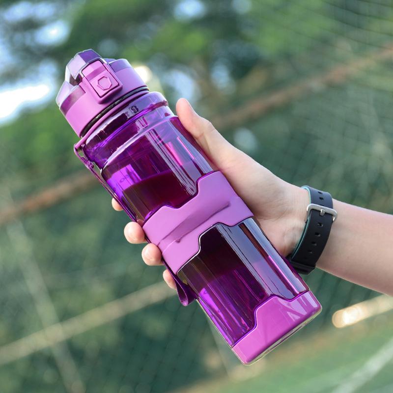 Super-Kapazität Outdoor Sports Wasserkocher Transparent Bouncing Fitness Tritan Wasserbecher Geschenk Kunststoff Space Cup