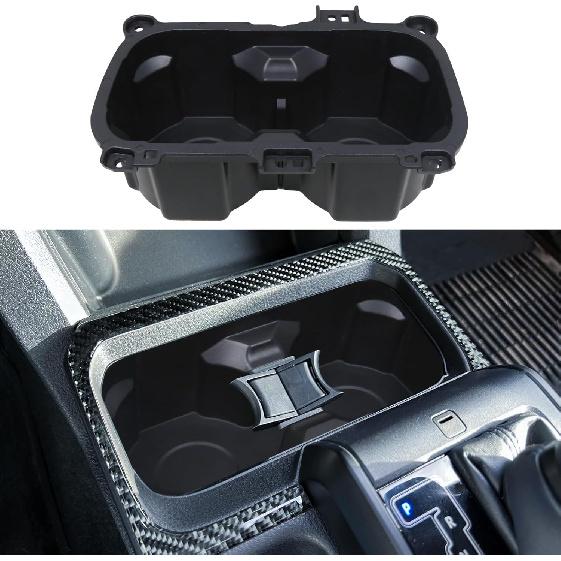 Kyostar Oversized Cup Holder for Toyota Tacoma 2016-2023, ABS Plastic Cup Holder Replacement, Black