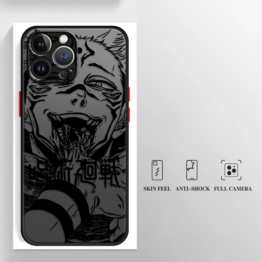 Case for Apple iPhone 14 11 Plus 13 Mini 12 8 7 SE 11 XR XS 15 Pro MAX 16 Soft Cover 14Pro 12Pro 16 Plus Japanese Anime Satoru