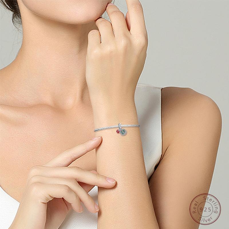 100% Copper Four Leaf Clover Insect Shiny Zirconia Beads 3Mm Diy Holiday Exquisite Jewelry Gift Making