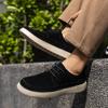 Zapatos para Hombre Zapatos Moda Gamuza Zapato Casual Estilo Británico Zapato para Caminar Hombre Zapatillas Cómodas Zapatos de Diseñador Hombre Zapatos Casuales