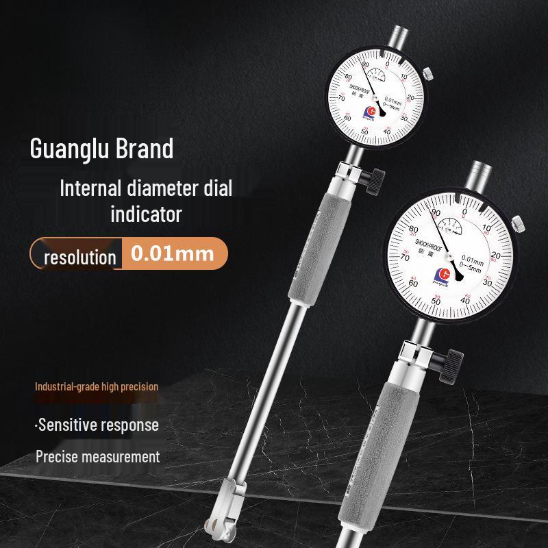 

Guanglu Inner Diameter Dial Indicator Gauge 10-450mm Cylinder Measuring Tool 18-35 mm