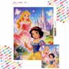 Themed Diamond Painting Kit Princess Magic Wand Sparkle Diy Home Decoration for Beginners and Craft Lovers