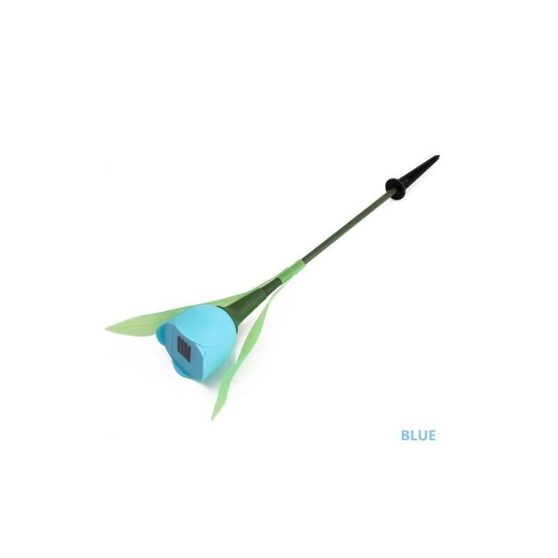 Elegante Luce LED Solare da Esterno a Fiore di Tulipano a 7 Colori per Bellissimi Sentieri del Giardino
