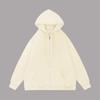 Men's Solid Color Full Zip Hoodie Sweatshirt