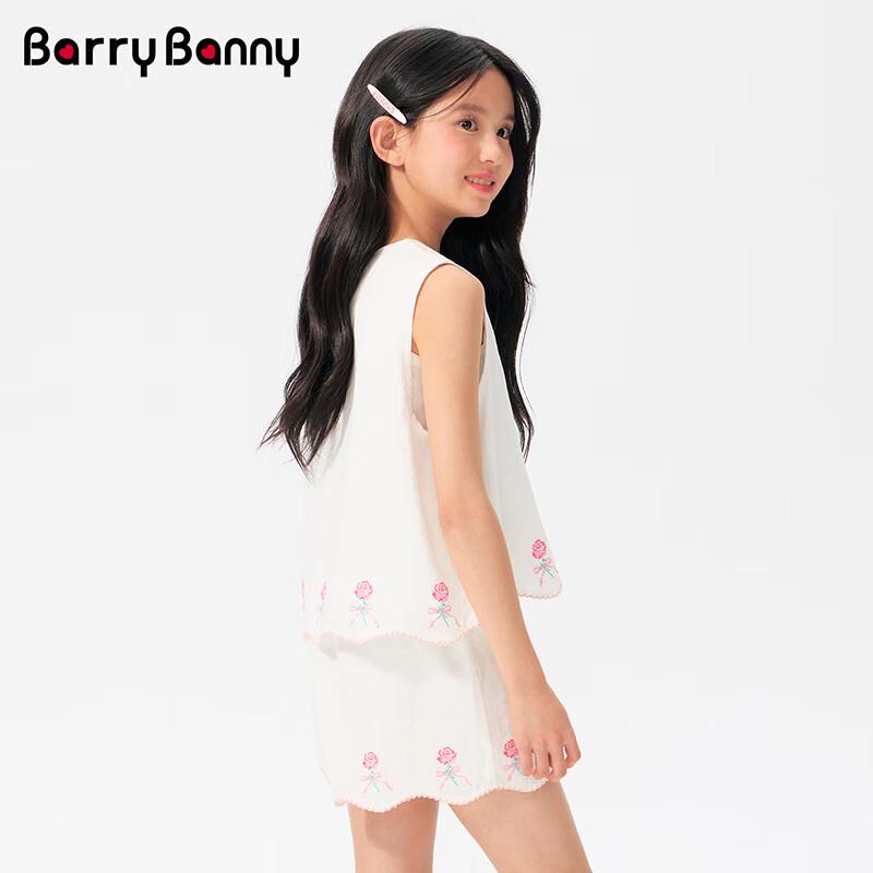 BARRY BANNY Ärmelloses T-Shirt mit Rosenprint für Mädchen
