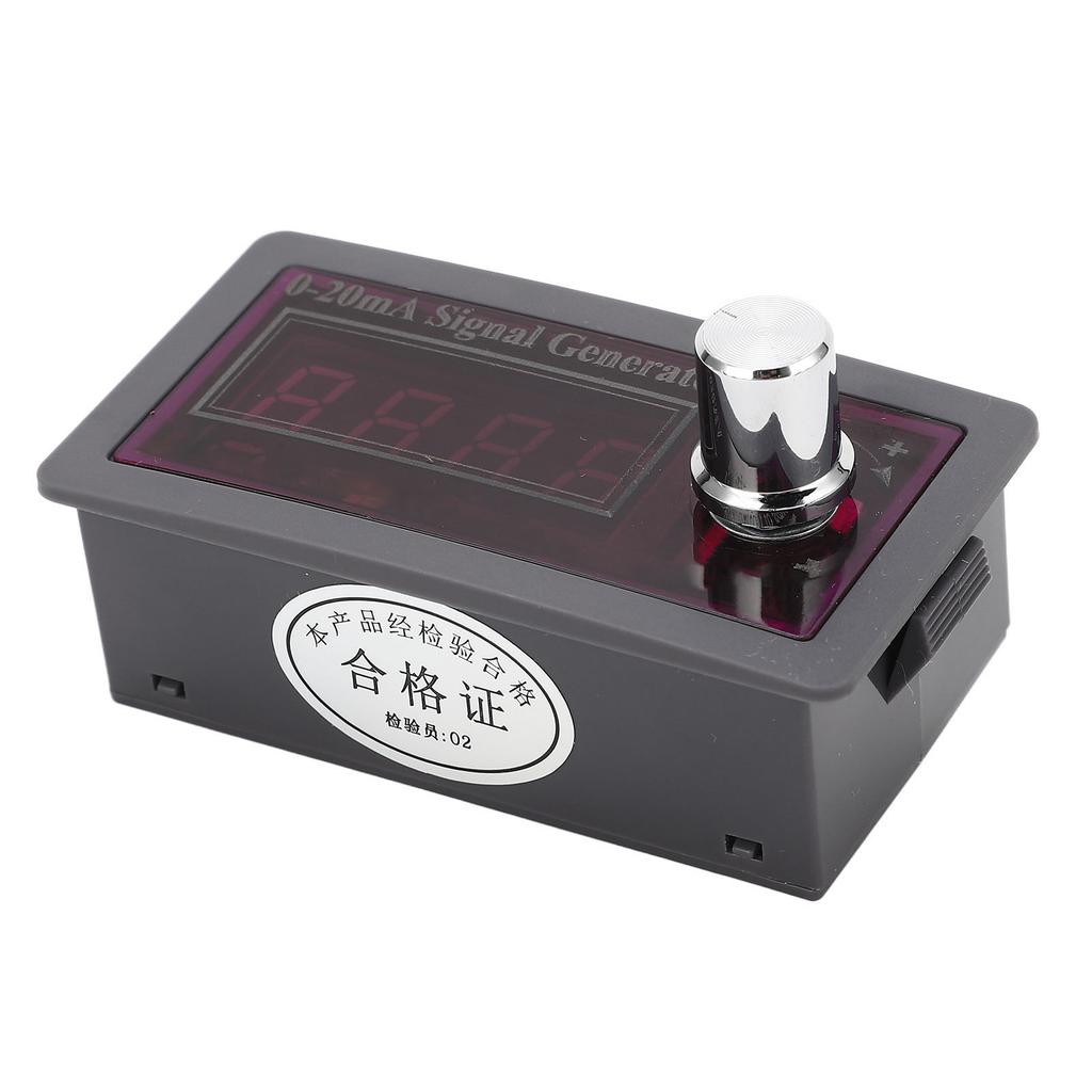 0‑20mA Signal Generator 4 Digits Display Current Analog Simulator DCS Control 15‑28VDC Button Type