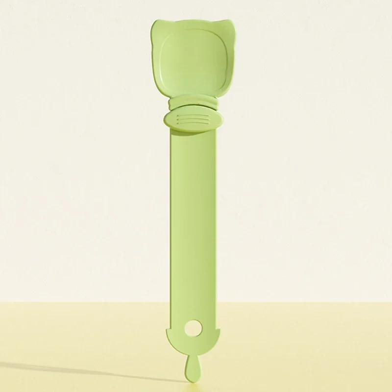 Cat Squeeze Feeder Spoon For Liquid Food Puree Strip Snack Dispenser Pet Feeding Tool Easy Use Supplies Churu Tube Helper