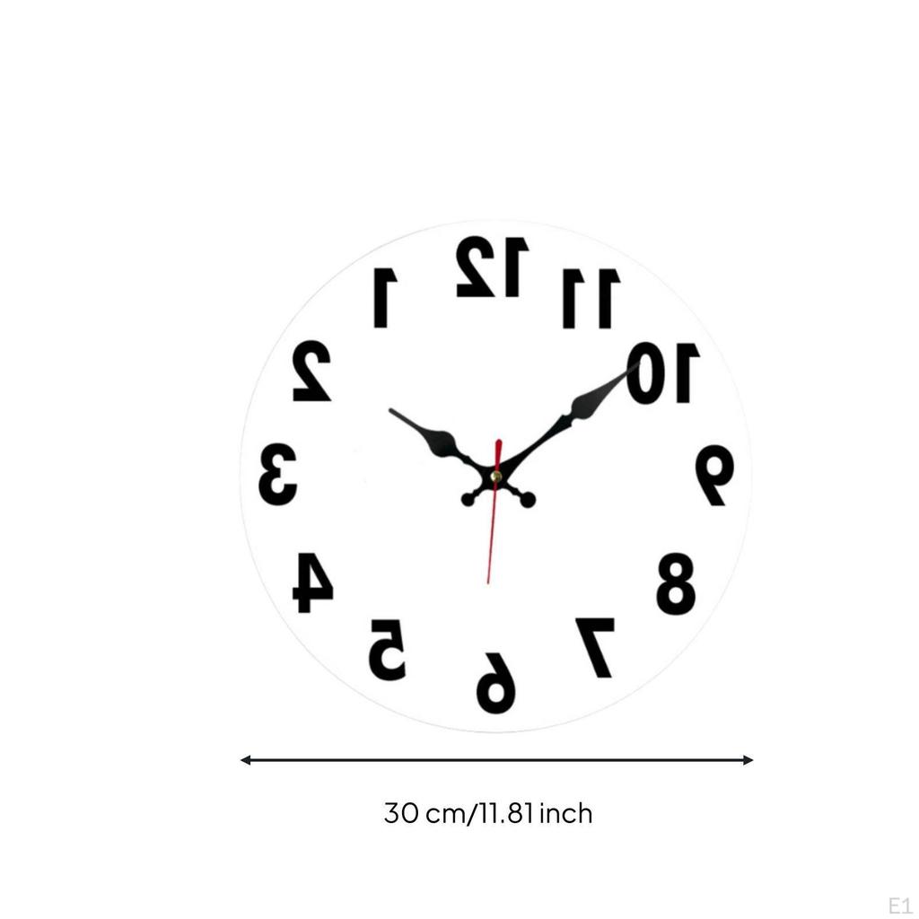 Gegen den Uhrzeigersinn Uhr Kreatives Design Uhr Zeitgenössische Dekoration für