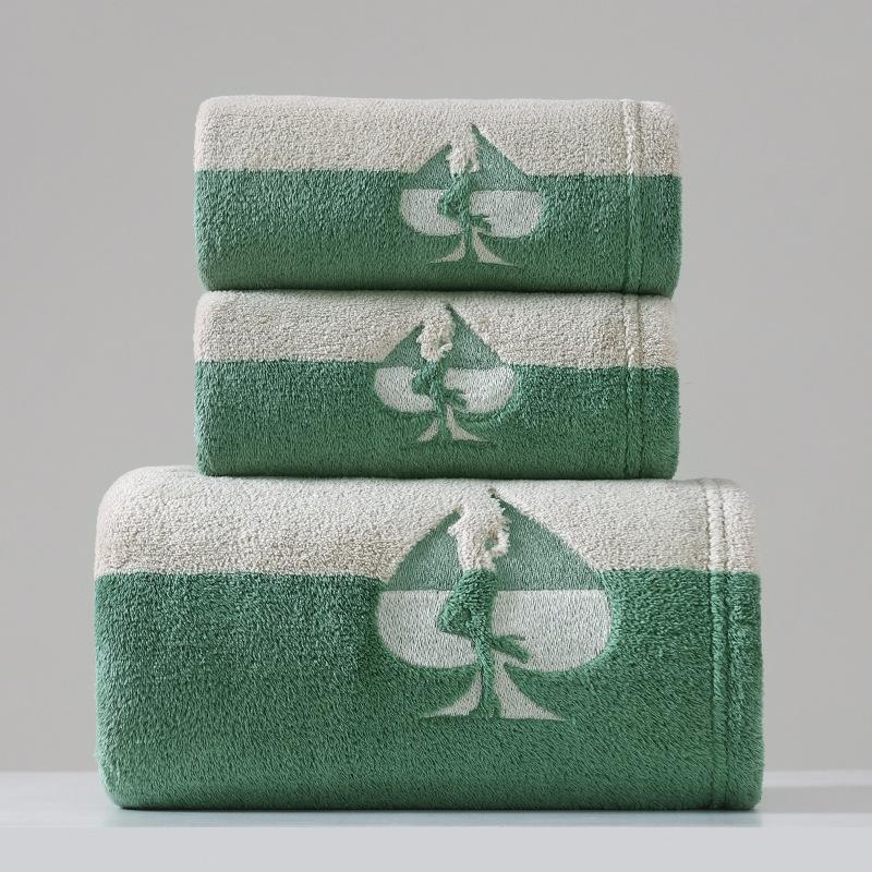 1  PC Coral Velvet Towel Bath Towel Set of High-end Thickened Water Absorption Is Not Easy To Lose Hair Fast Drying Bath Towel Towel