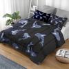 Dolphin Bedding Set 3D Animal Raccoon Duvet Cover Set Soft Single Double King Size For Kids Adult Birthday Gift Bedclothes Decor