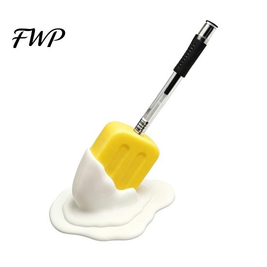 Student Desk Organizer Cute Melting Popsicle Pen Holder, Unique Decorative Stationery Organizer, Desktop Storage Durable PLA Container for Office And