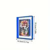 5 Inch Acrylic Photo Frame Floating Colorful Photocard Holder Transparent Wall Mounted Poster Picture Display Stand