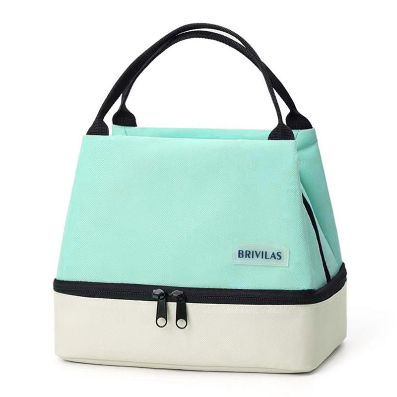 Kühltasche für Damen, tragbare Lebensmitteltasche für Arbeit, Studenten, Thermo-Lunchbox, Kühltasche, Kühltasche, Lunch-Tasche mit Schultergurt-Griff