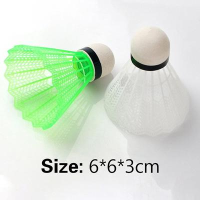 6/12 Stück/Set Bunte Federbälle Badminton Schaumstoffbälle Sportspiele Farbige Plastikbälle Plastik-Badmintonball Farbiger Kunststoff