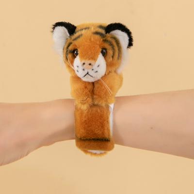 Roztomilá tygří panenka Zoo dárek Personalizovaný králičí náramek Plyšová hračka Levhart sněžný Zacvakávací kroužek Dětský dárek