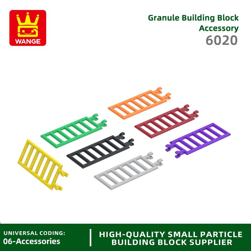 49Pcs/lot 6020 Ladder Construction Bricks MOC City Accessories Works With Blocks Kids Playthings Gift Idea Box