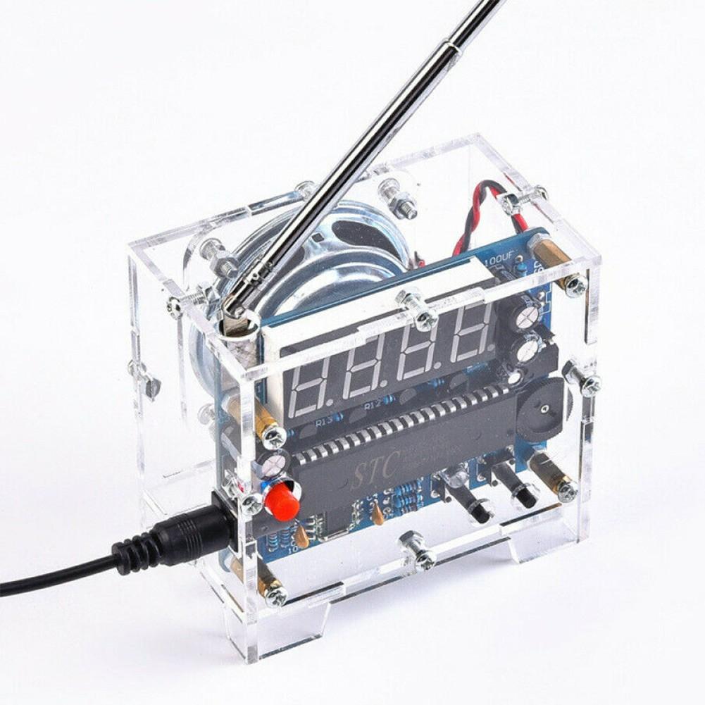 Liten 87MHz-108MHz FM Digitalradio DIY-sett Passer Loddelæring Undervisning